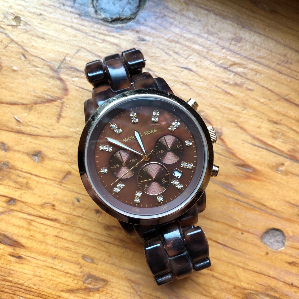 Michael Kors Tortoise Watch